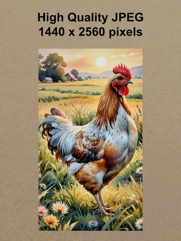 Rooster/Chicken Phone Wallpaper product image (2)
