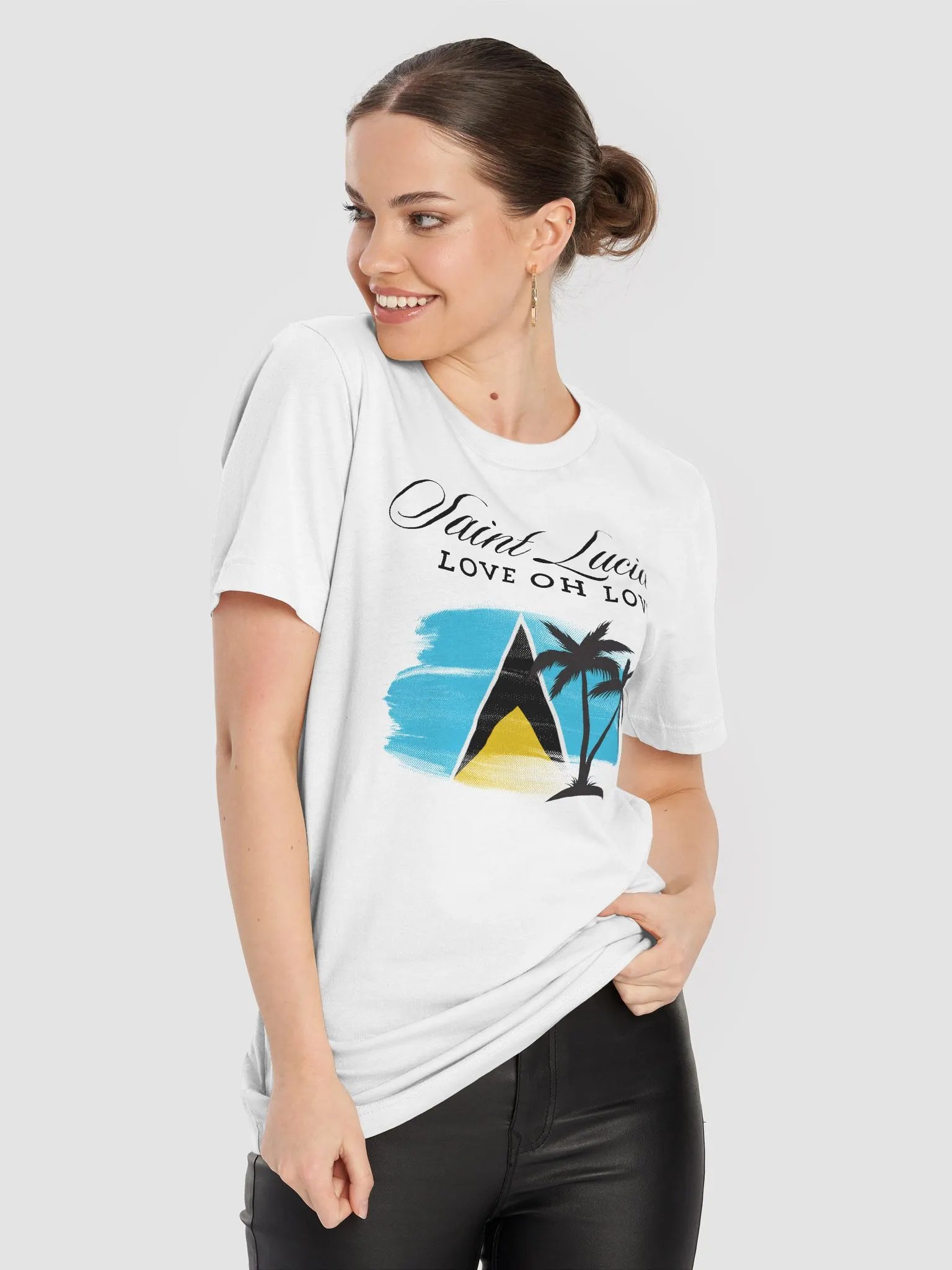 Saint Lucia Love T-Shirt product image (98)