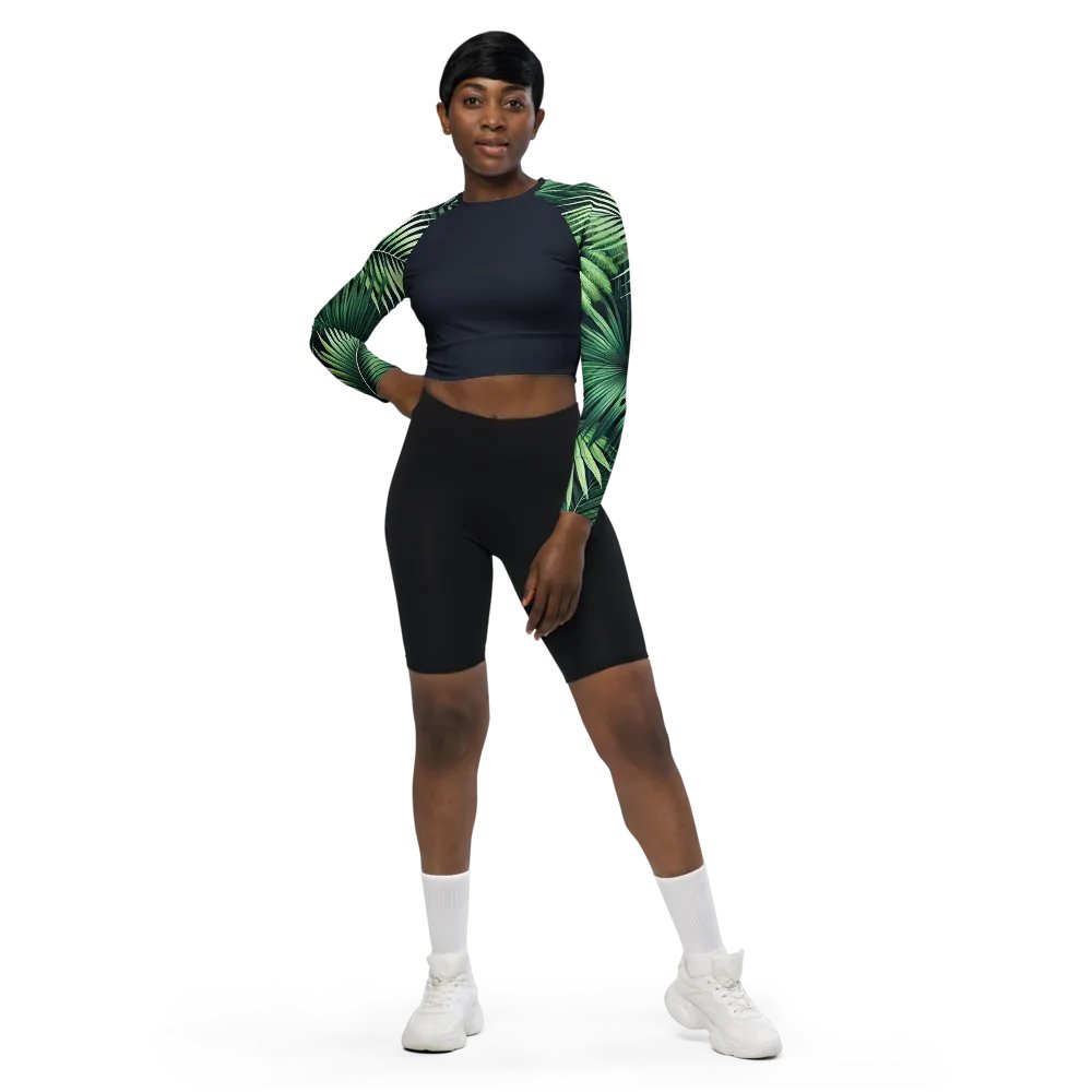 The Catalina Cropped Rash Guard product image (2)
