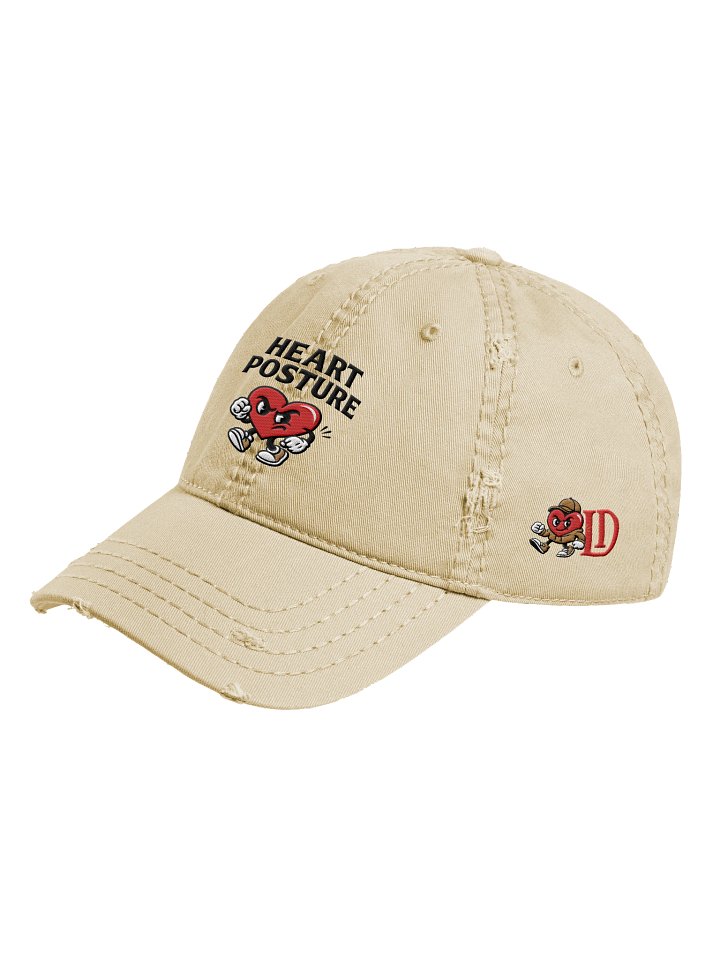 HEART POSTURE STITCH DAD HAT product image (4)