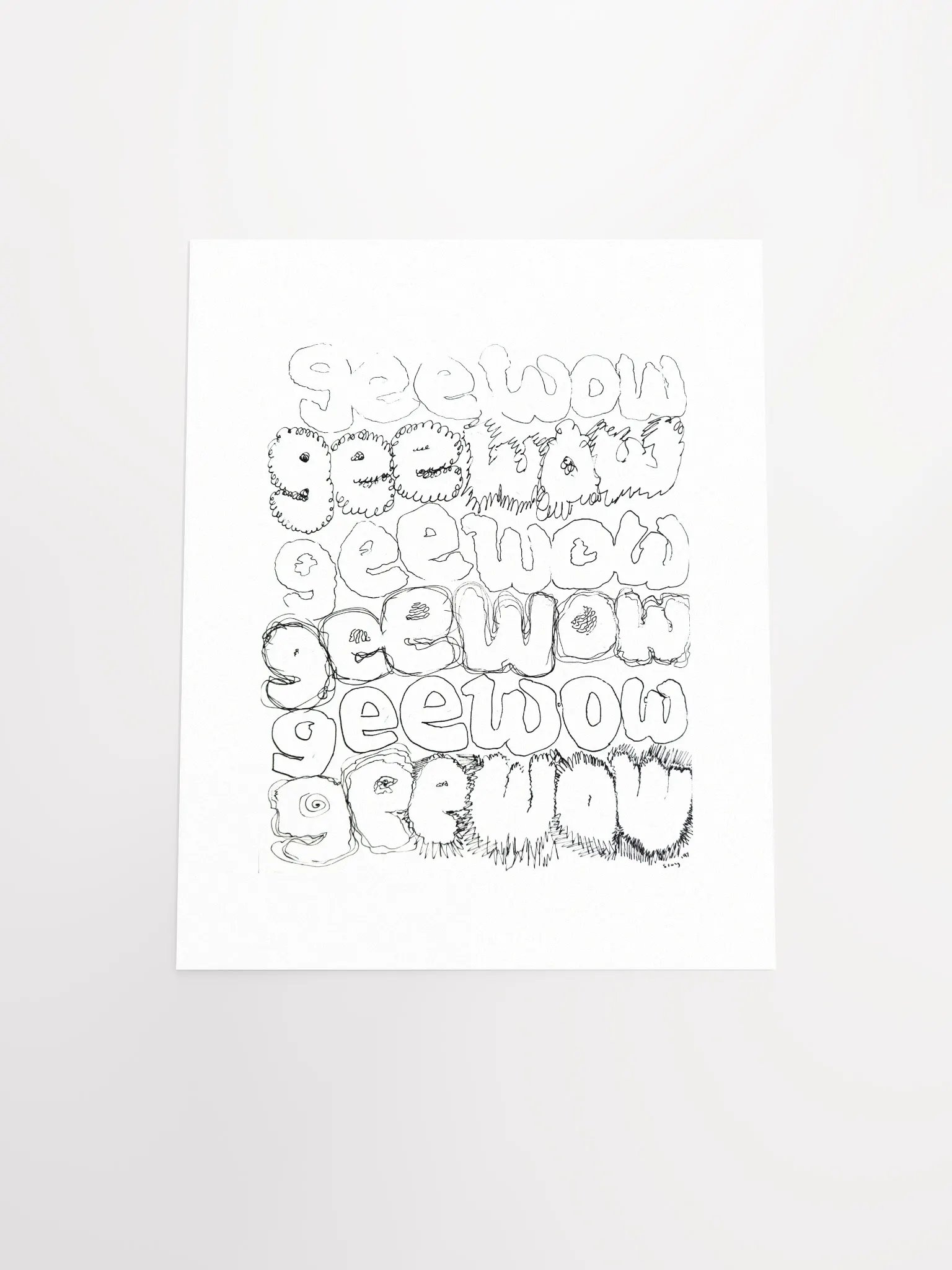 Gee Wow Print product image (5)