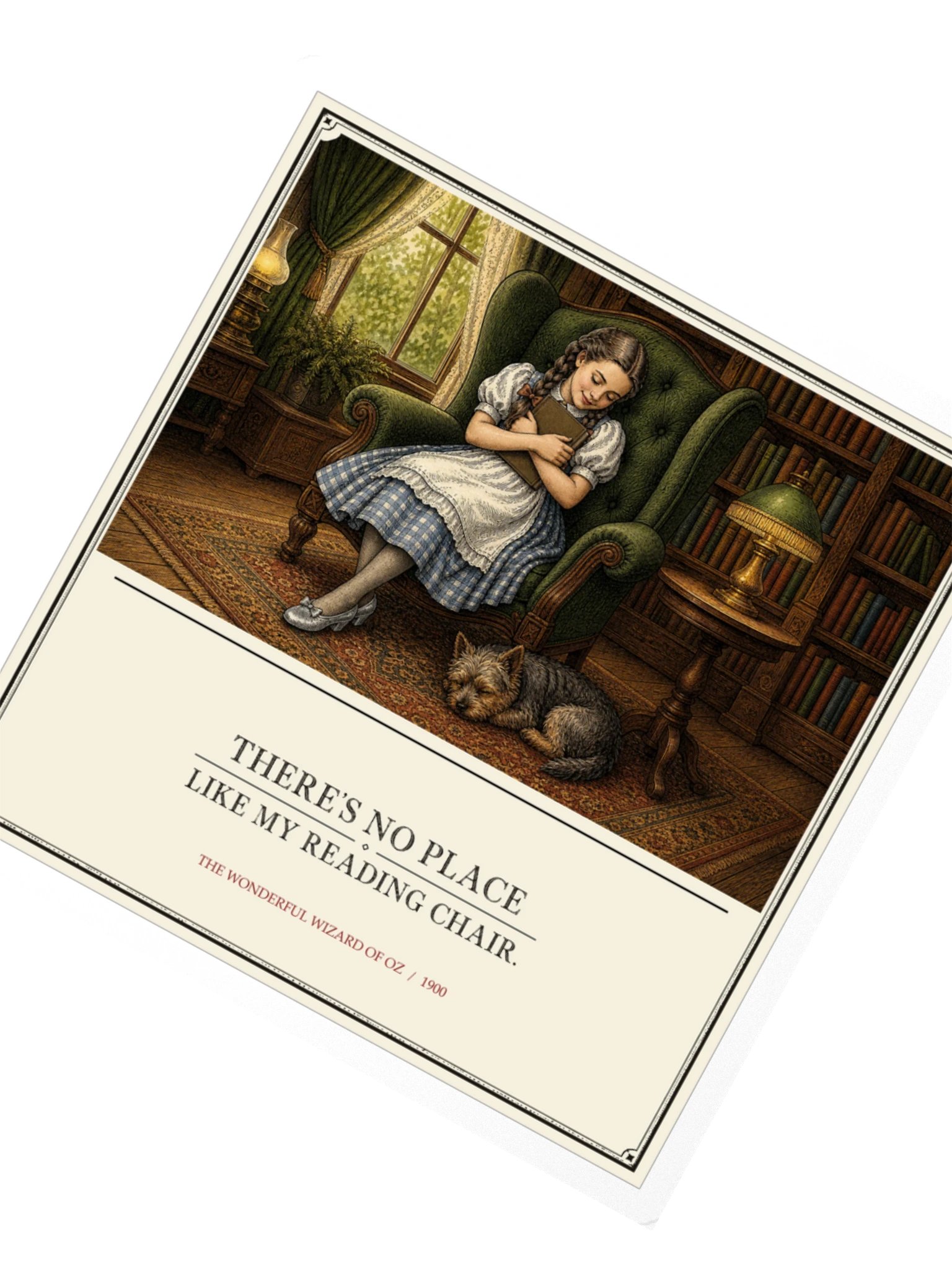 There S No Place Like Reading Chair -- The Wonderful Wizard of Oz Sticker product image (2)