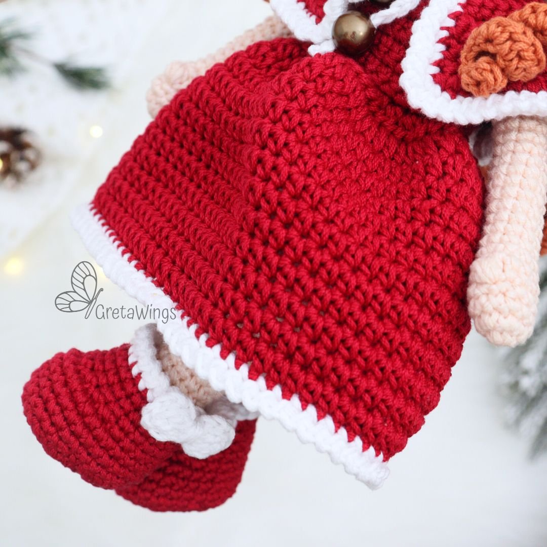 Patrón de Amigurumi de Amber en Navidad (Descarga Digital) product image (3)