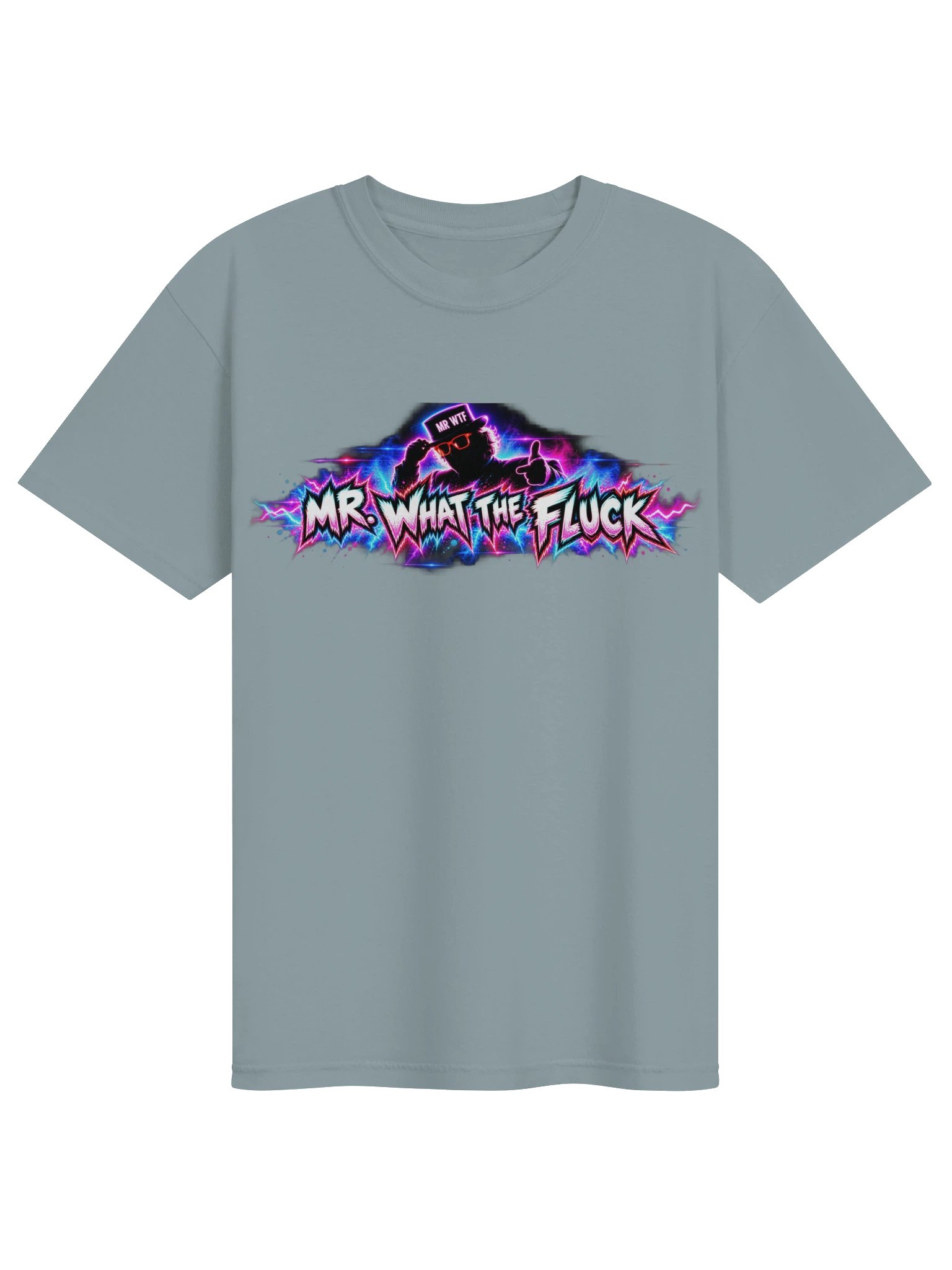MR. WHAT THE FLUCK T-Shirt - Ice Blue product image (1)