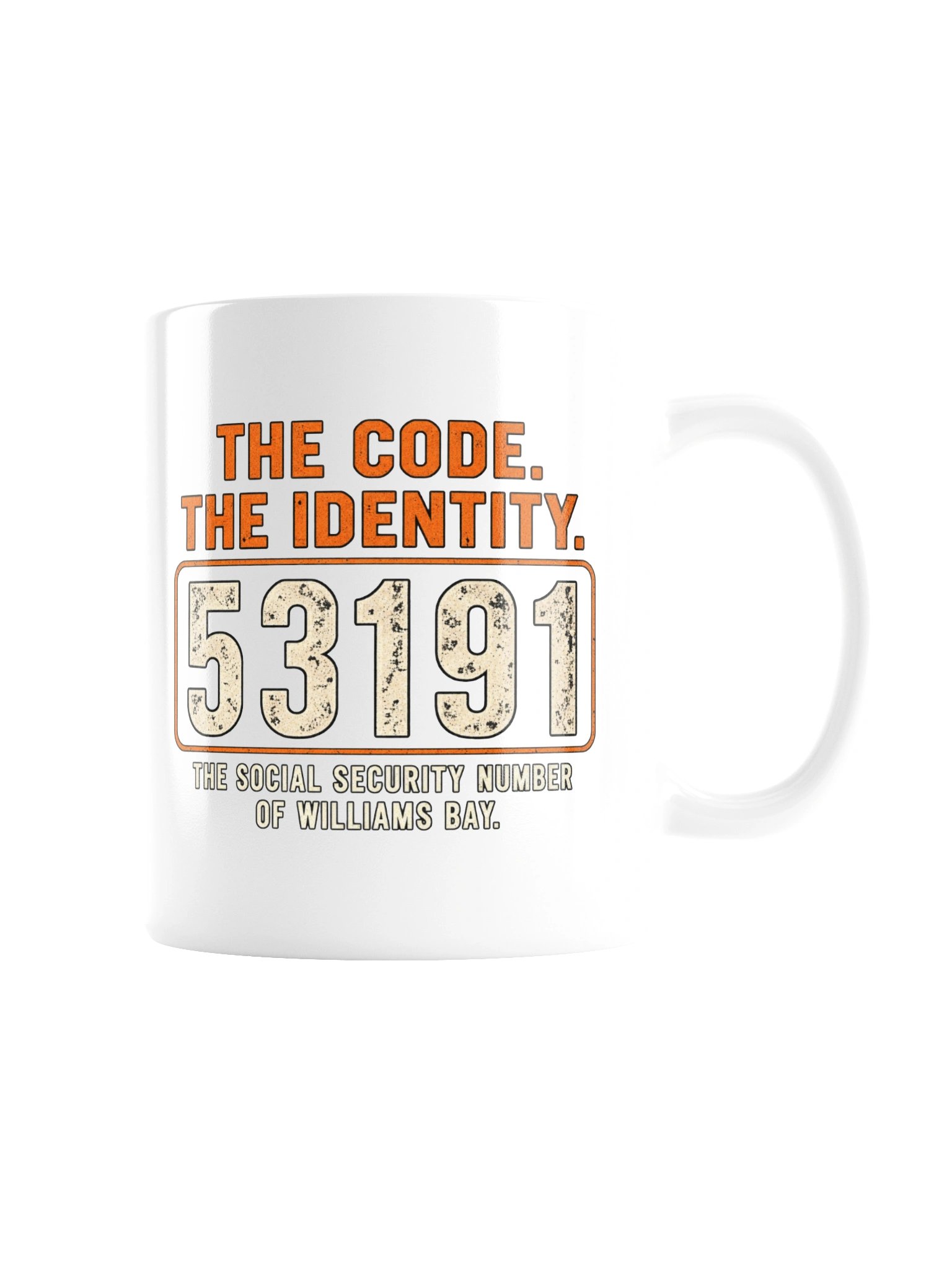 53191 ZIPCODE The CODE White Mug product image (4)