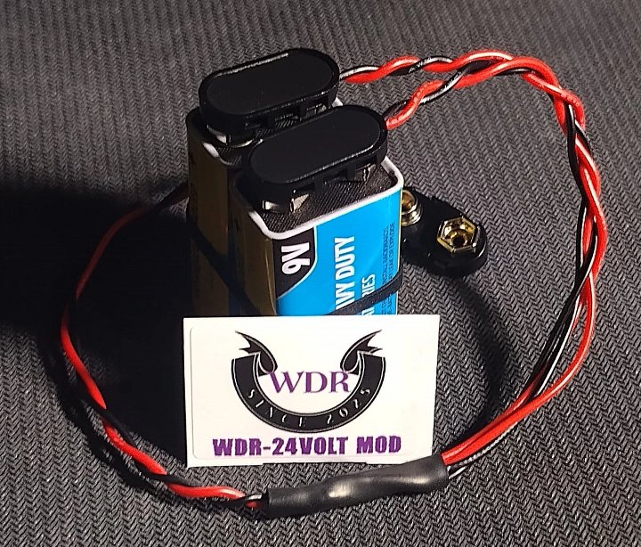 WDR-18Volt-Mod harness for EMG & Active Pickup (Solderless) product image (1)