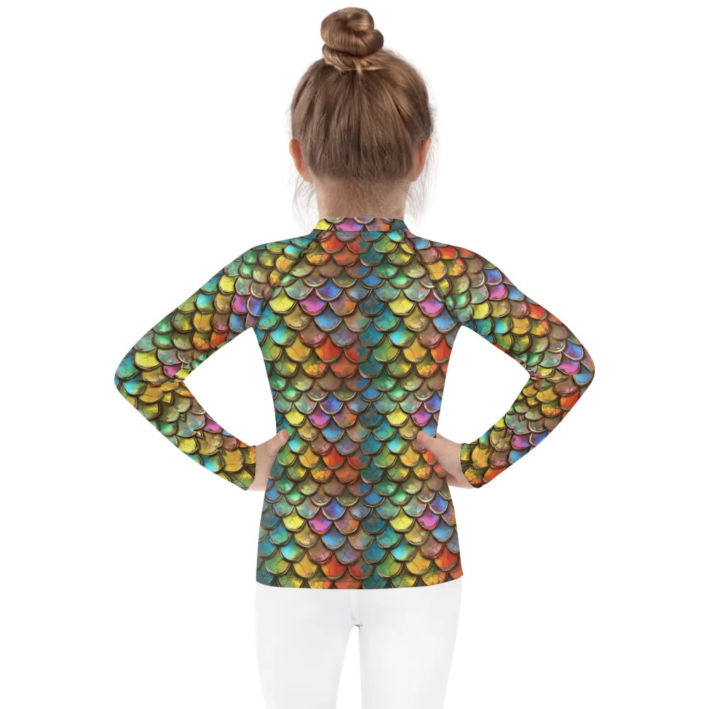 Wild Dragon Scale Kids Rash Guard #2 product image (4)