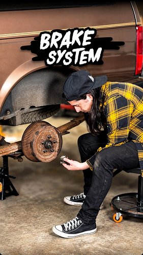 with the engine RUNNING SMOOTH next thing I had to tackle was the BRAKE SYSTEM. In my SIGNATURE STYLE I tore the whole thing ...
