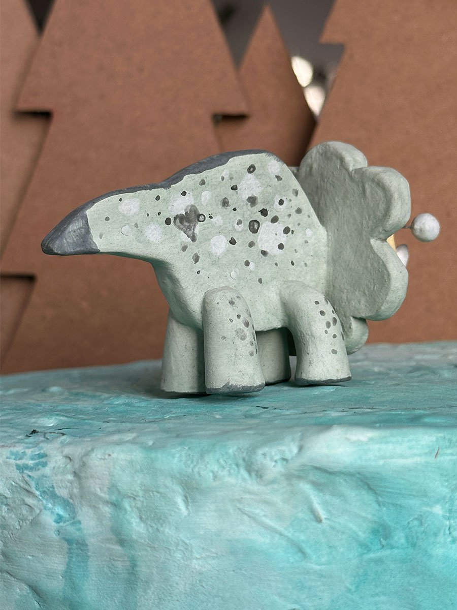 Spring Burst Ceratopsid Ceramic Spill product image (3)