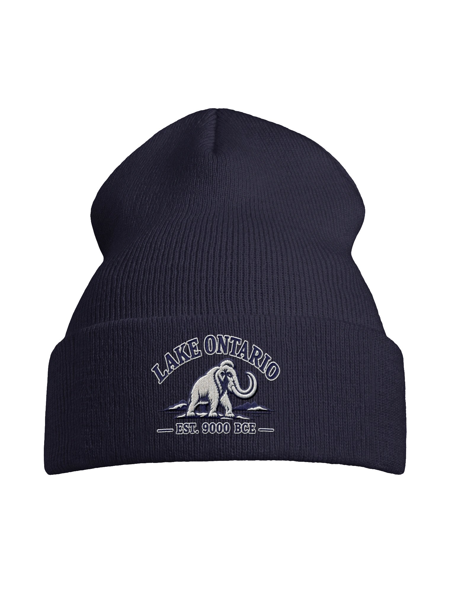 Lake Ontario Mammoth Premium Cuffed Beanie | Navy product image (7)