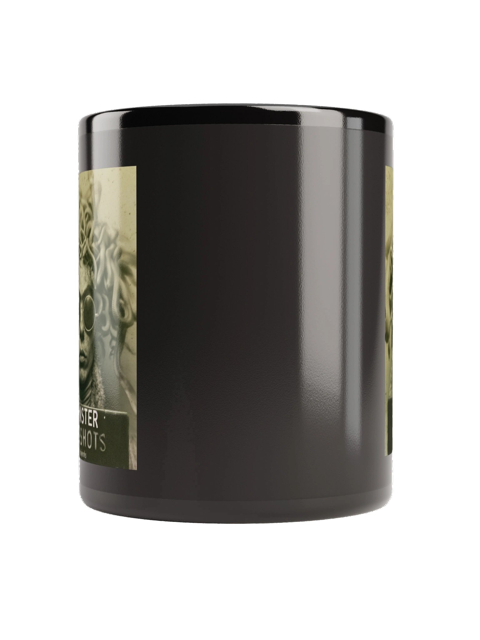 Monster Mugshots No. 009 - Black Ceramic Mug product image (2)