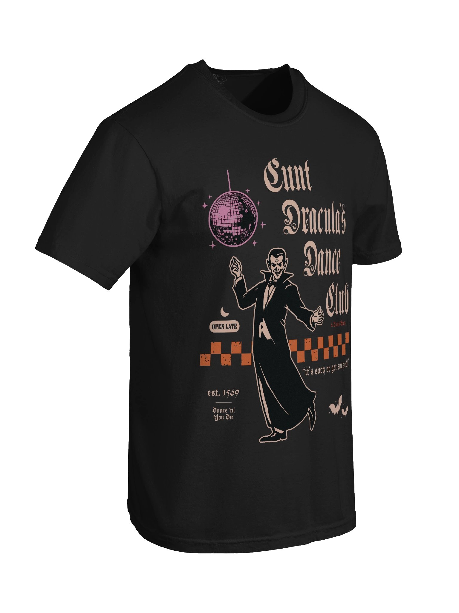 cunt dracula's dance club printed shirt product image (8)