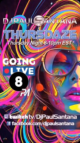 DjPaulSantana live streaming every Thursday at 8pm ET on Twitch, YouTube, Facebook & X. #djpaulsantana #goodvibesonly #djsant...