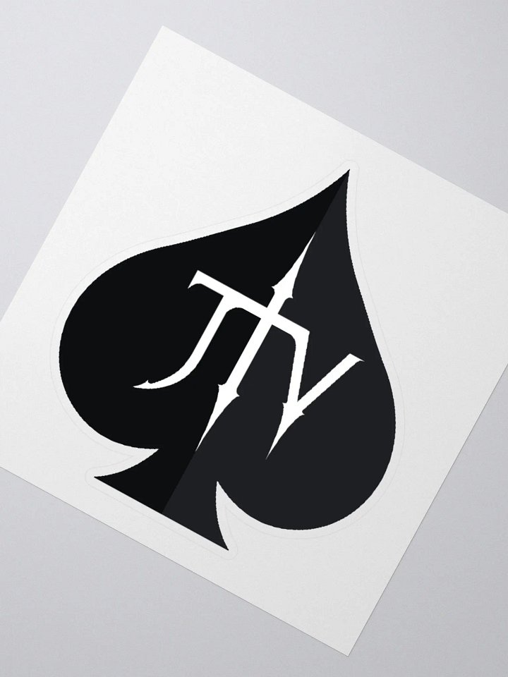 JTV Monogram Spade Stickers product image (2)