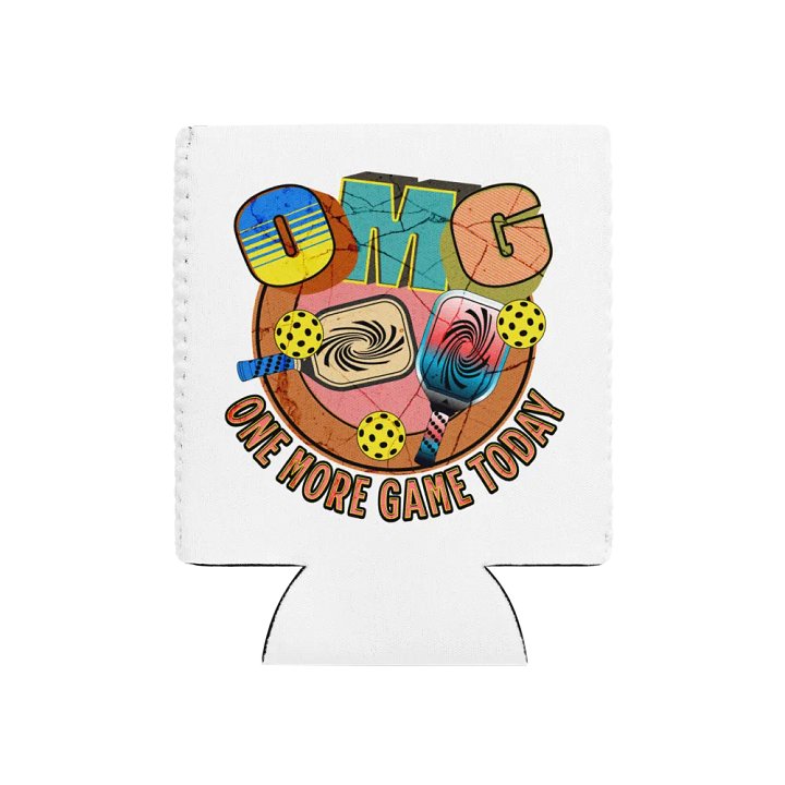 OMG One More Game Today Pickleball Party Can Cooler product image (1)