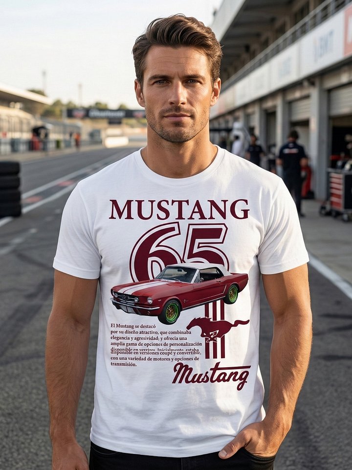 Ford Mustang 65 Graphic Tee | Classic 1965 Convertible | Pony Car Legacy product image (1)