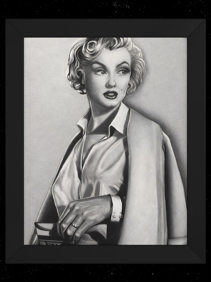 6ixblades Norma Jean — Framed Art Print product image (1)