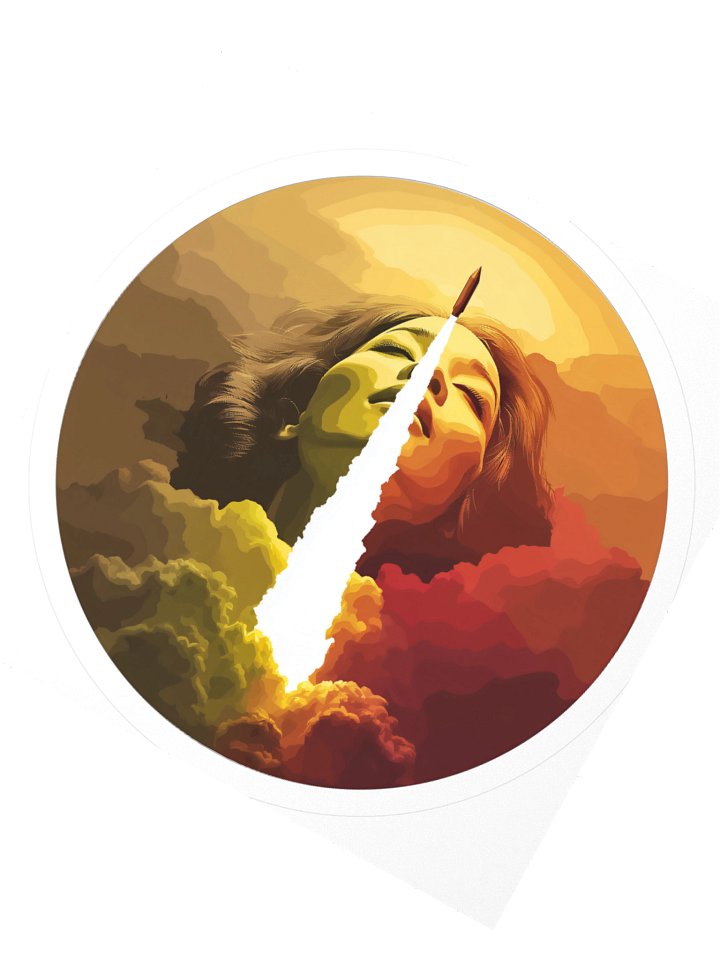 Rocket Bliss Sticker product image (2)