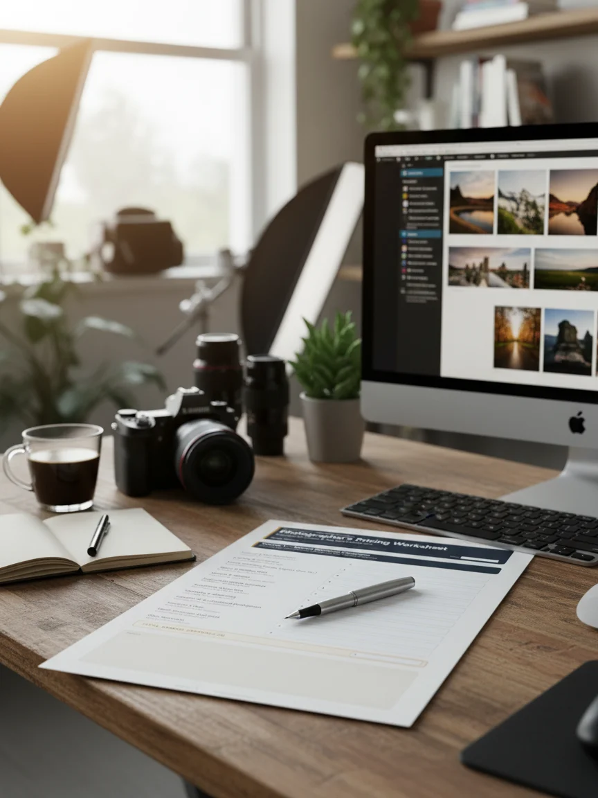 Pricing Worksheet for Photographers - Limited Launch Sale - 50% Off product image (7)