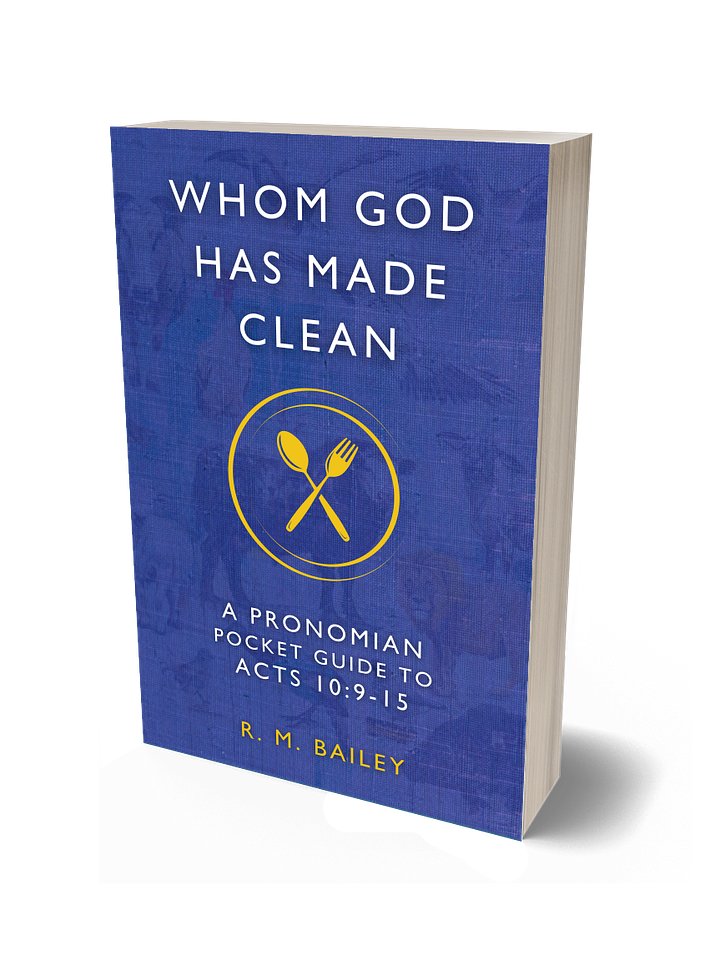 Whom God Has Made Clean: A Pronomian Pocket Guide to Acts 10:9–15 product image (1)