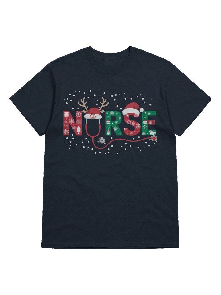 Nurse Christmas T-Shirt | Funny Holiday Nurse Tee | Funny Christmas Shirts product image (1)