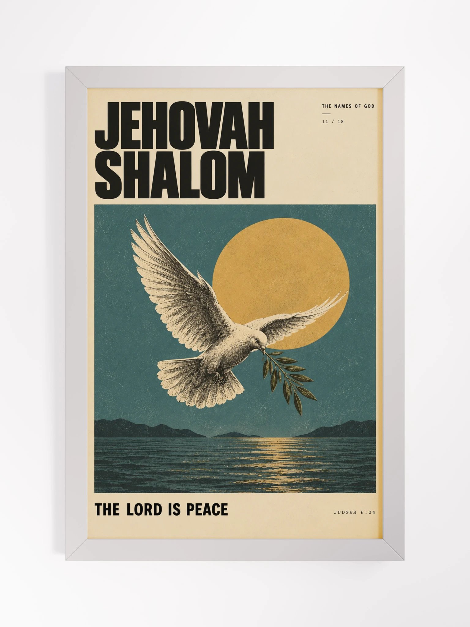 Jehovah Shalom | Names of God Framed Print product image (21)