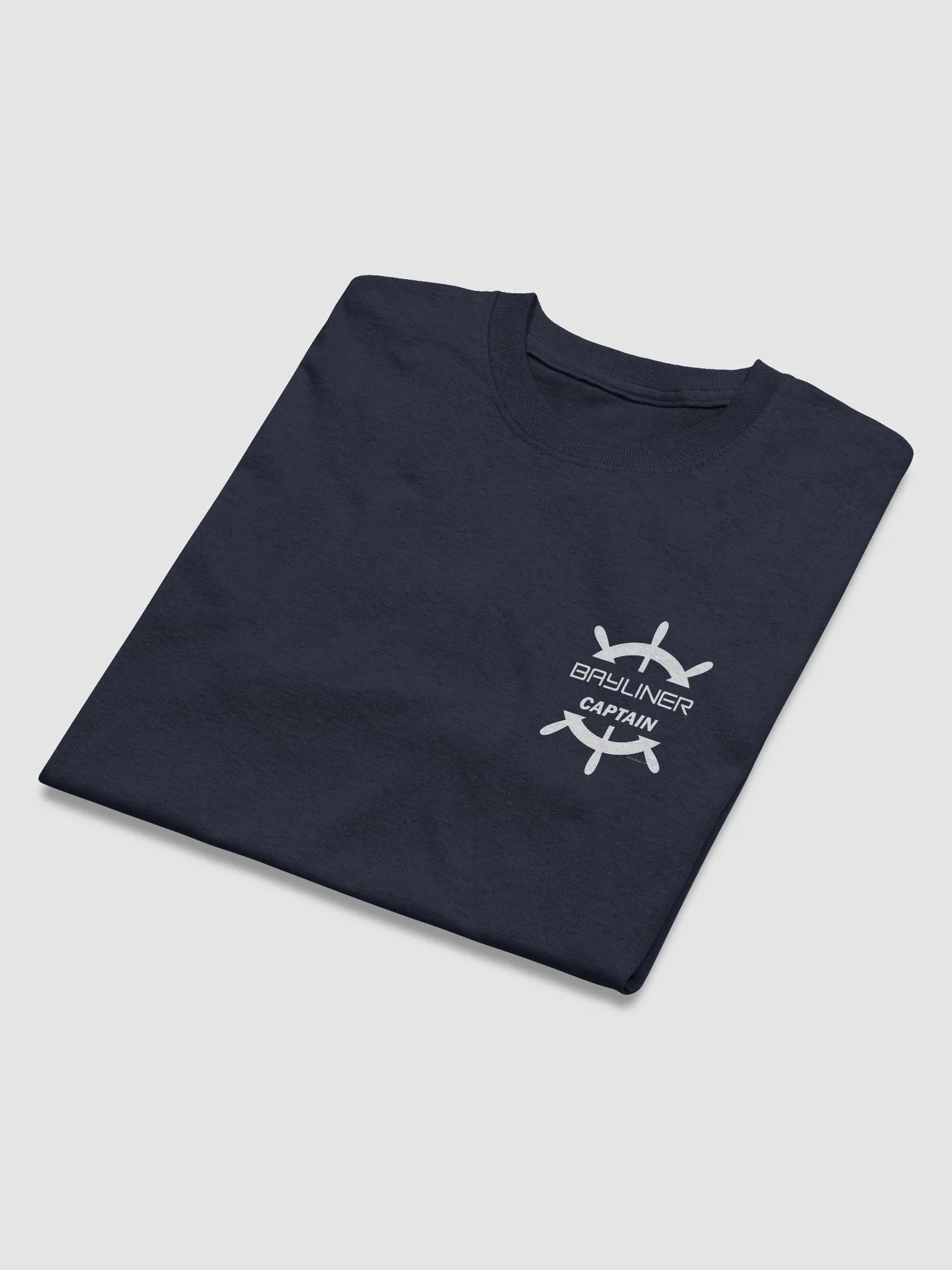 Bayliner Captain - T-Shirt - Dark Shirt w/White Logo product image (6)