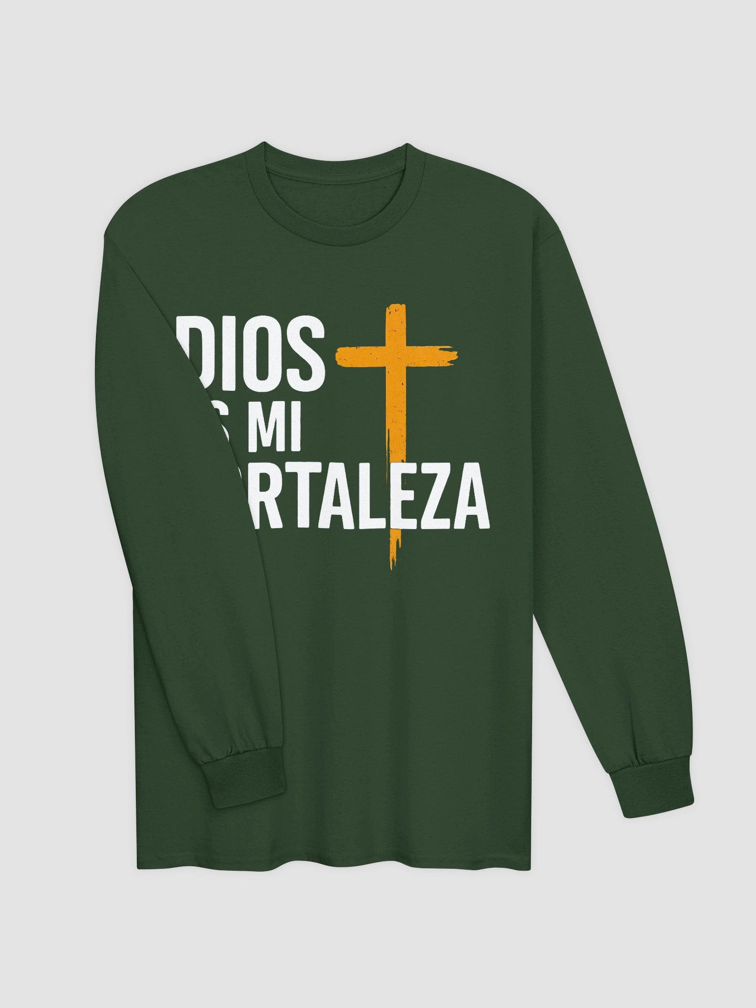Camiseta Unisex Manga Larga | Dios es mi fortaleza product image (3)