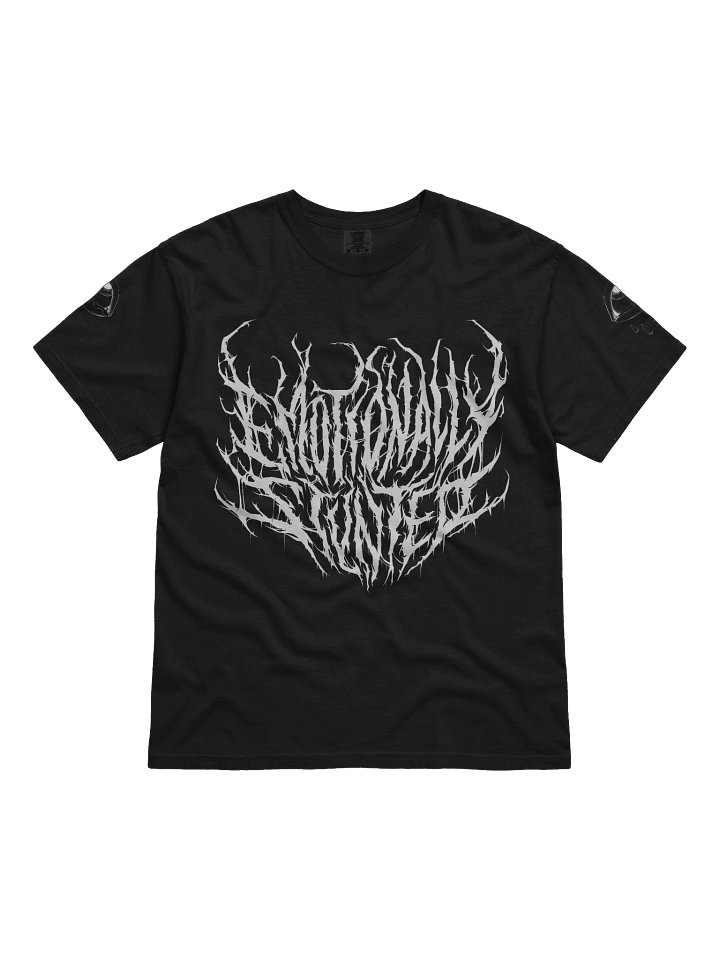 emotionally stunted tee :) (white font) product image (2)