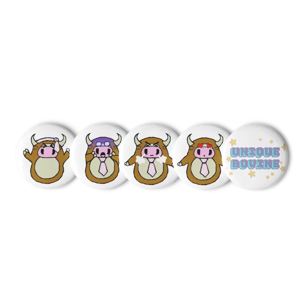 Bovine Button Pins product image (2)