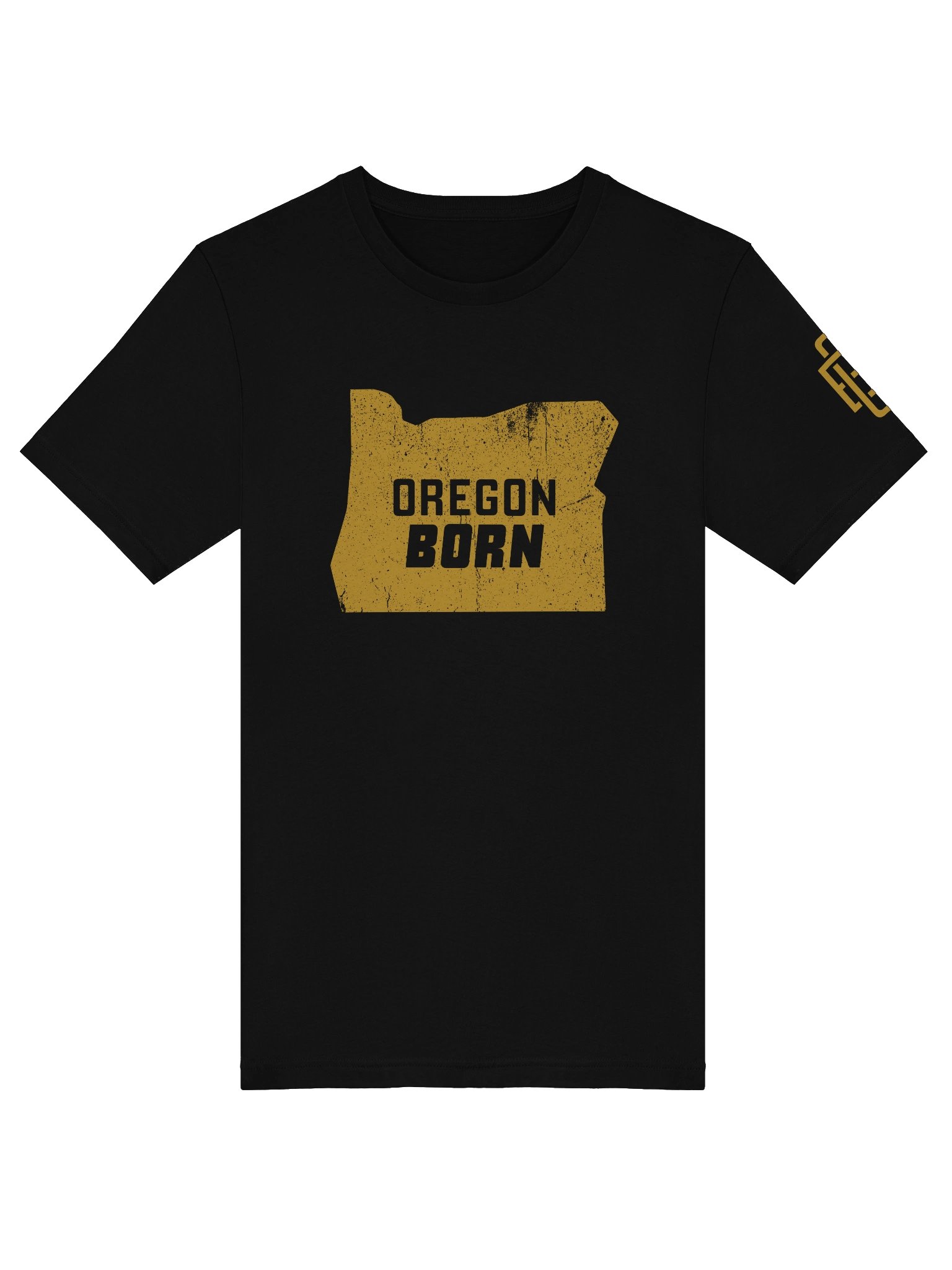 Oregon Born State Outline T-Shirt product image (5)