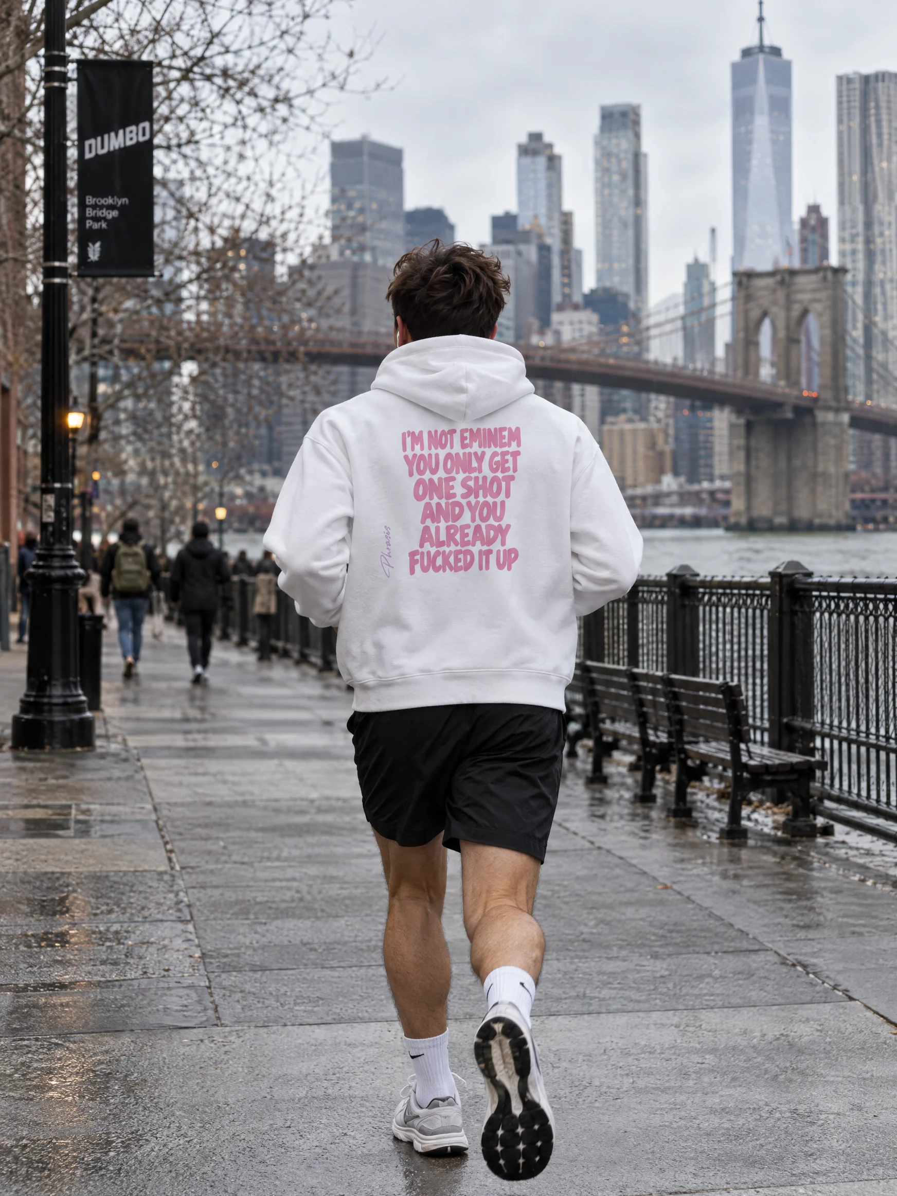 Eminem - Lose yourself - Hoodie — White, photo 6