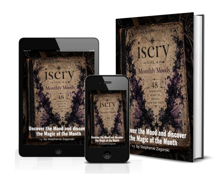 iScry vol. 4 MONTHLY MUSES | 48 inkblots | eBook/PDF product image (2)