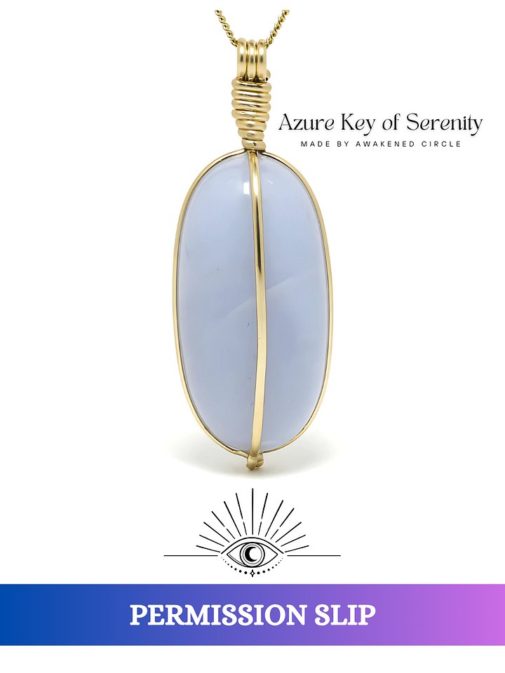 Azure Key of Serenity (Chalcedony Blue) product image (1)