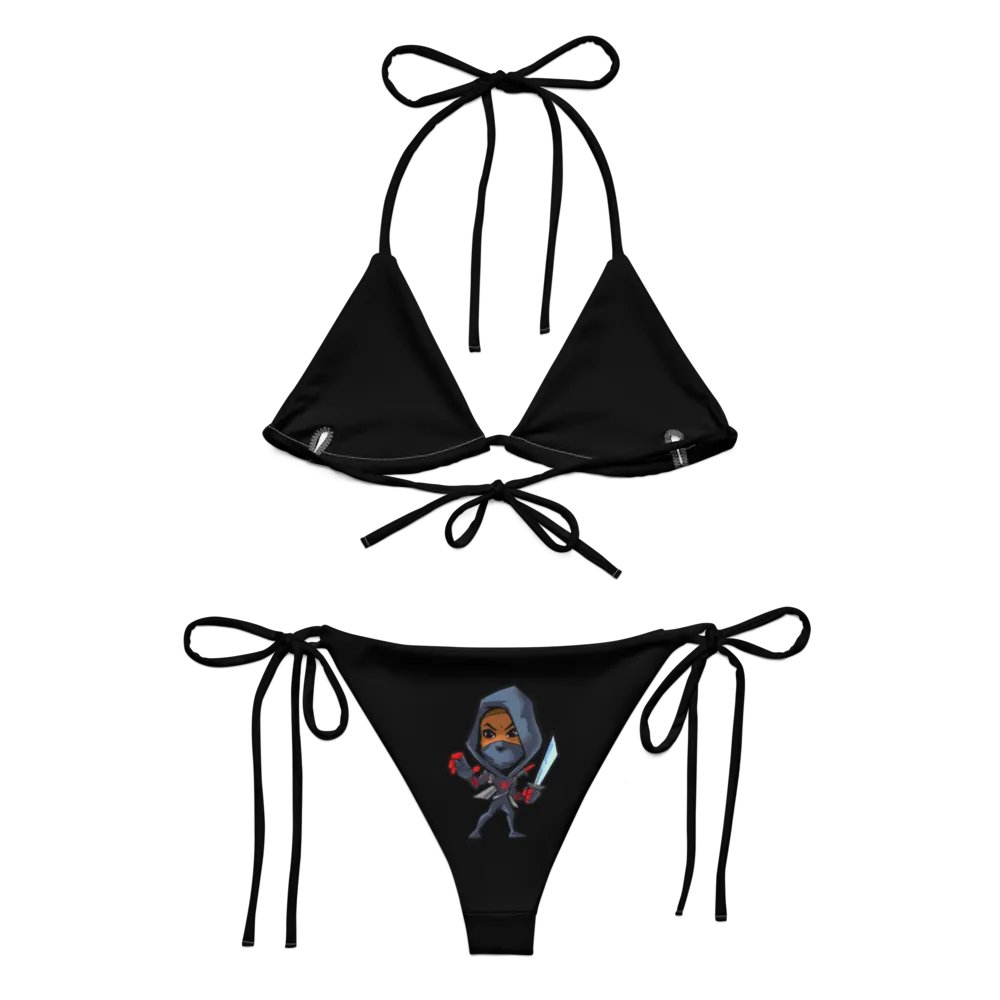 NinjaSpidey Black String Bikini product image (3)