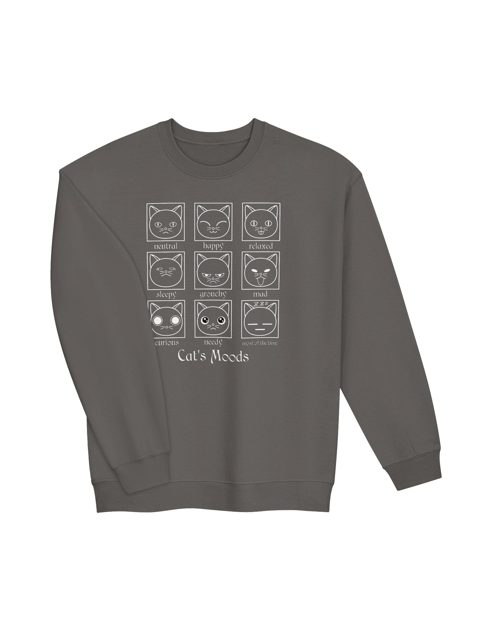 Cat's Moods - Unisex Adult Sweatshirt product image (2)