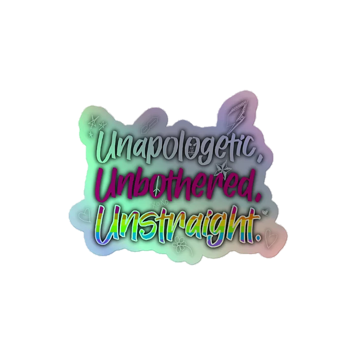 Unstraight Holo Sticker product image (2)