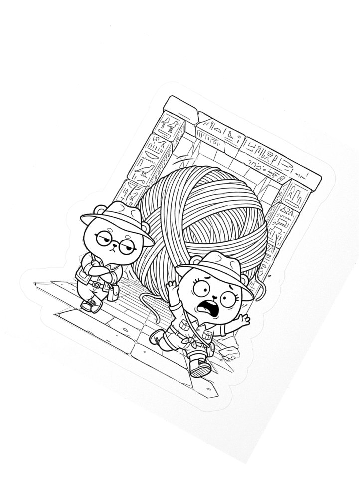 Giant Yarn Boulder Escape: Panda Panic product image (6)