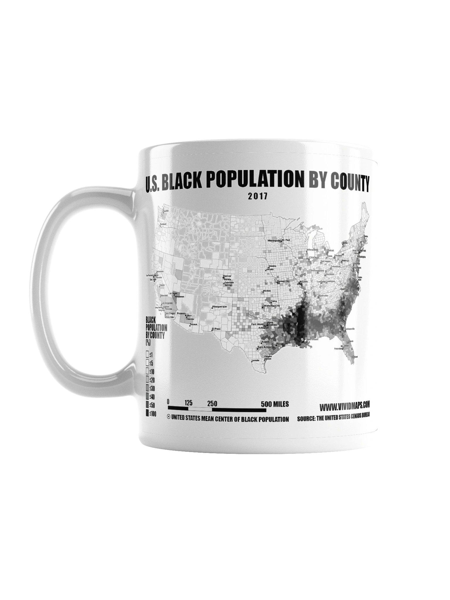 "Always the Same US Map" Mug (W) product image (1)