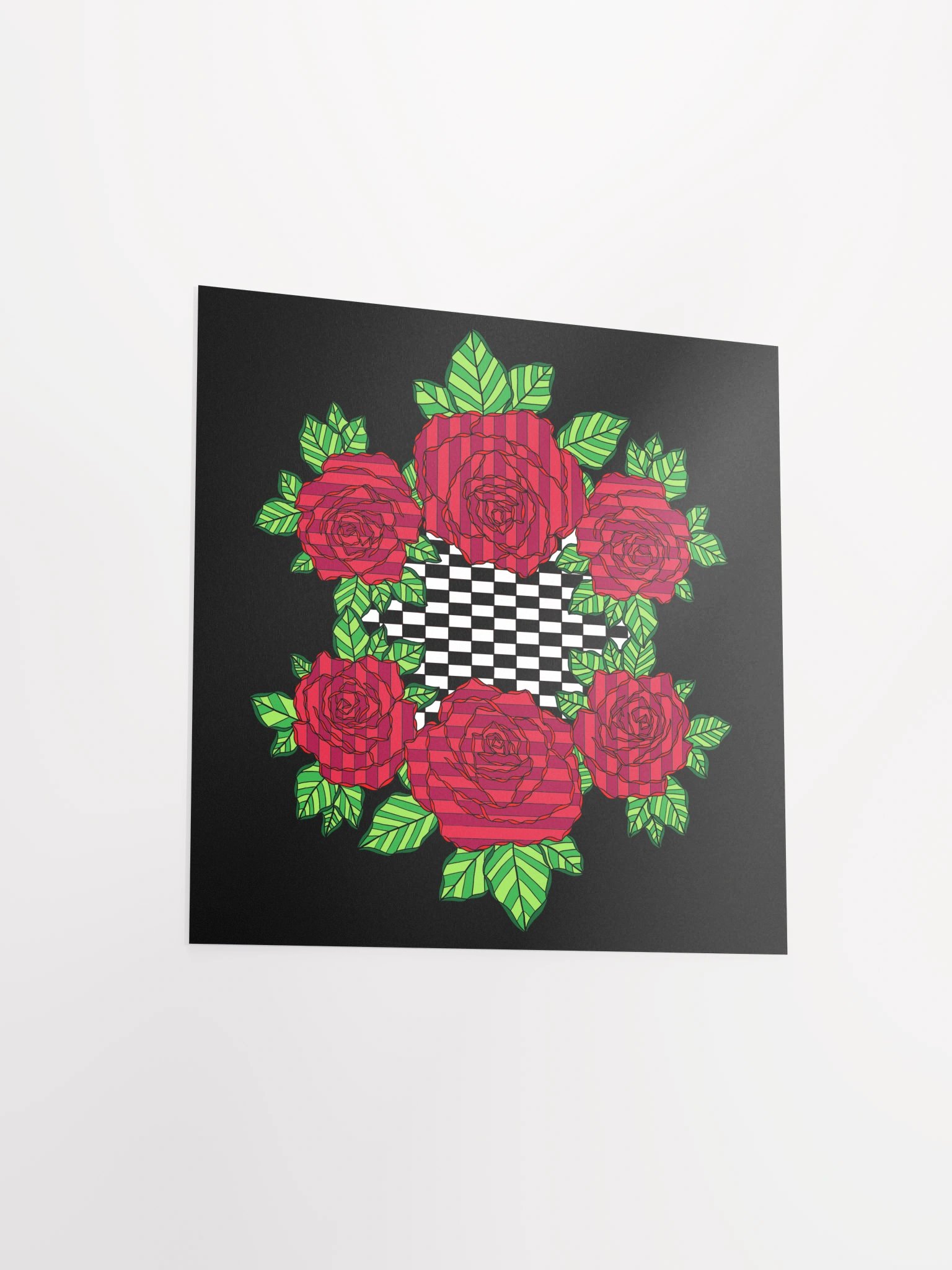 Enhanced Matte Paper Poster (Rose-Black) product image (11)