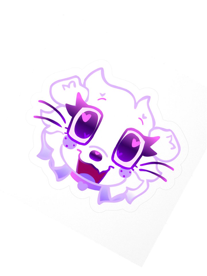 FluffyFemZ logo sticker! product image (4)