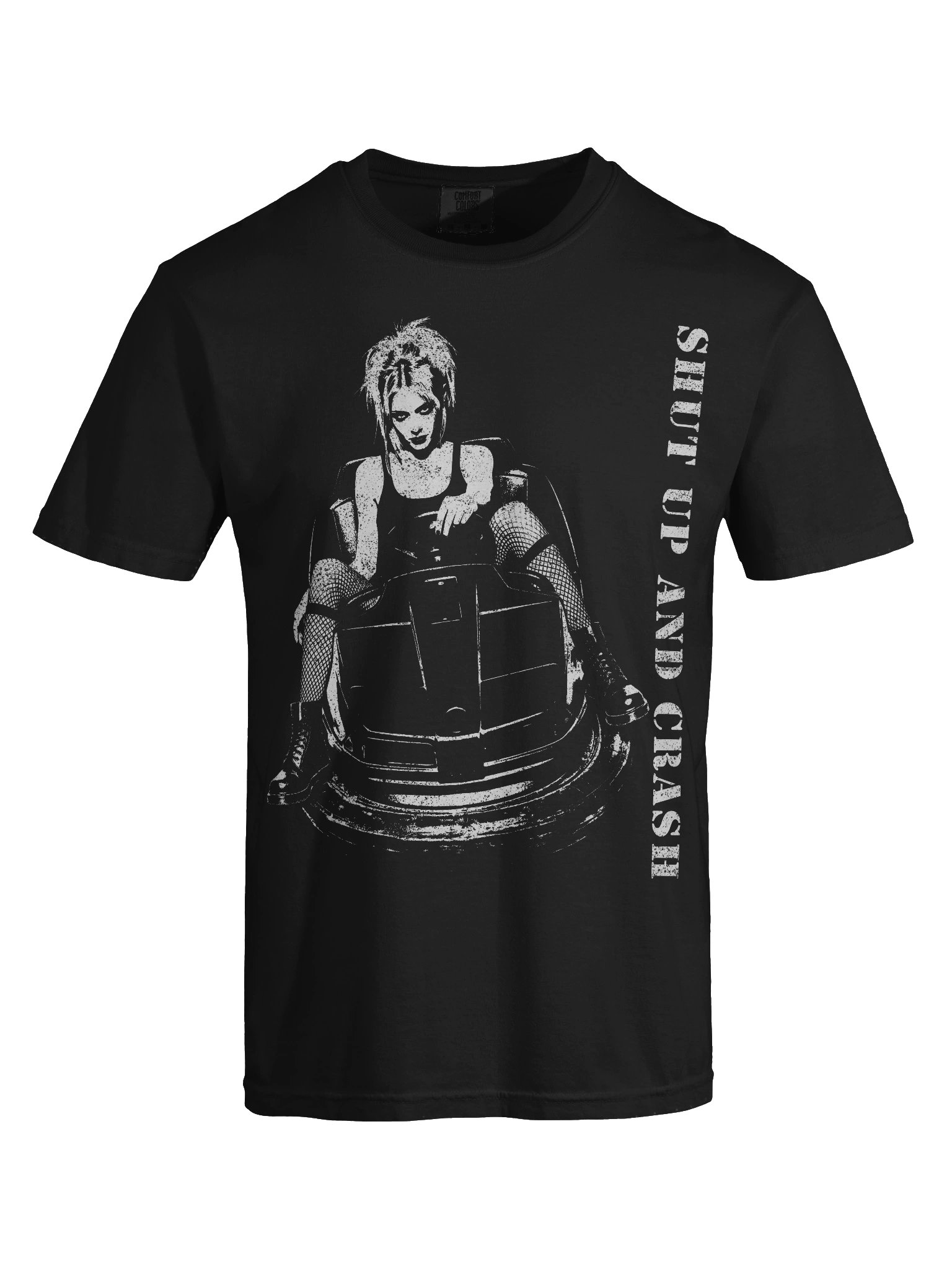 Shut Up and Crash Bumper Girl // Heavyweight Vintage Tee product image (7)