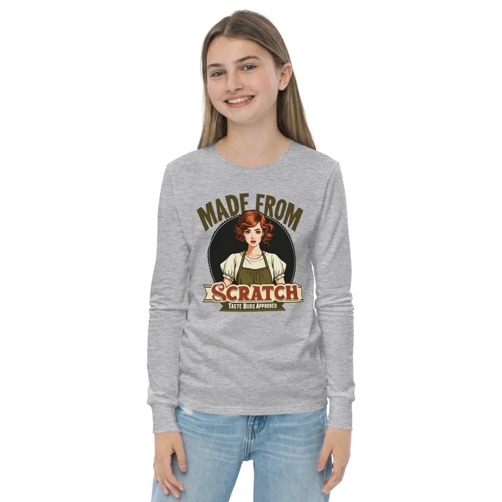 Scratch-Made Retro Chef Youth Long Sleeve Tee product image (21)