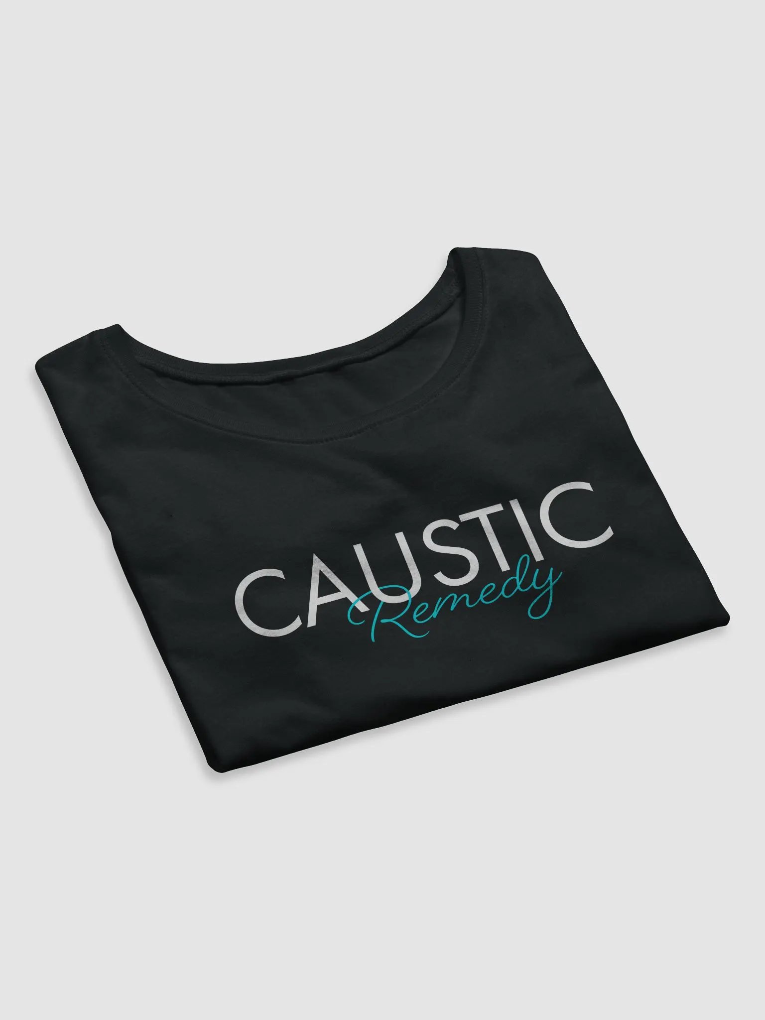 Caustic Remedy Cropped Tee (Black) product image (4)