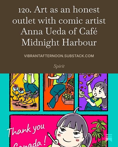 My interview is now featured on @vibrantafternoon ’s Substack, Spirit! 🌱 Rachel and I first met as booth neighbours at the Po...