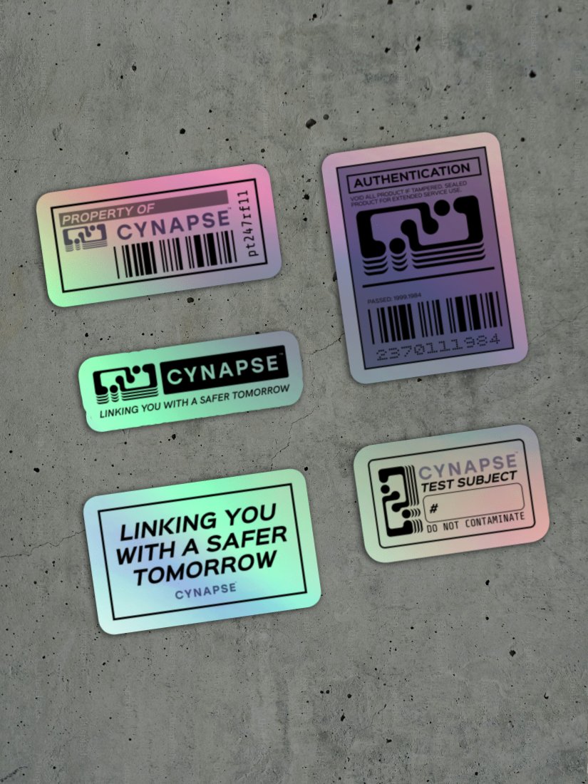 CYNAPSE HOLO STICKERS product image (1)