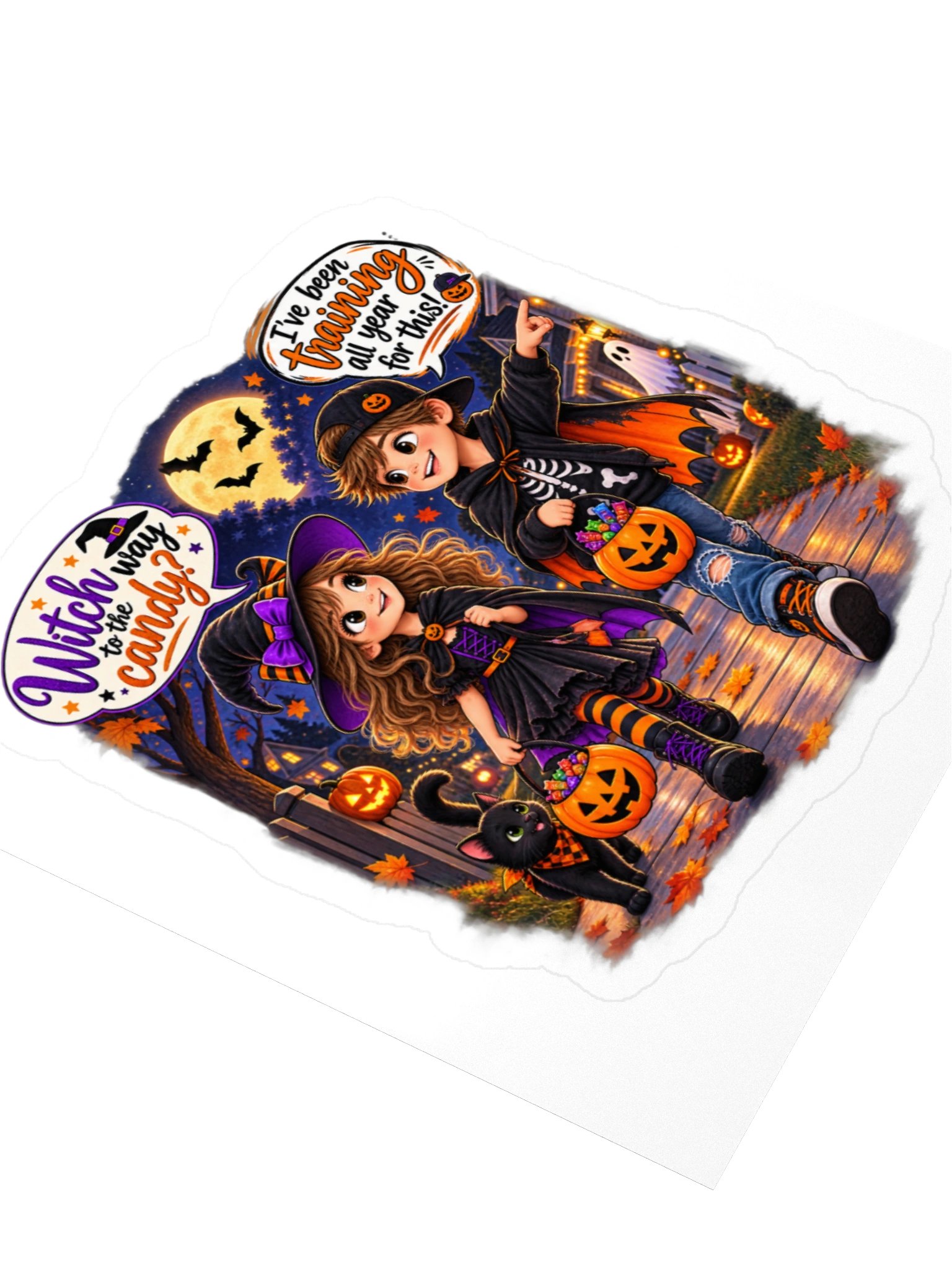 Trick or Treat Sticker product image (3)
