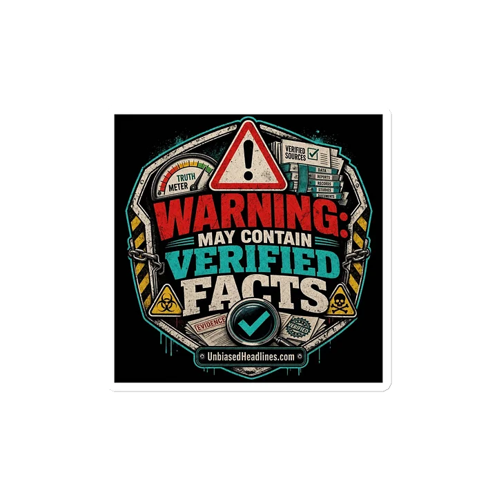Warning: May Contain Verified Facts Magnet product image (2)