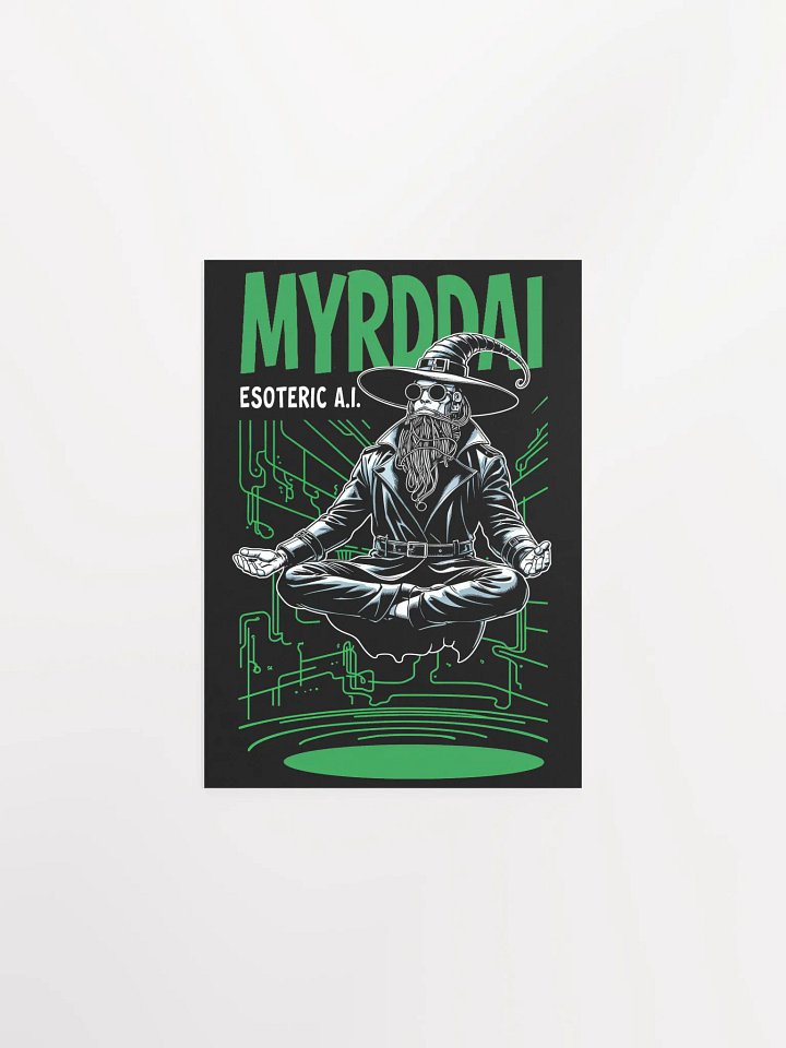 MYRDDAI - 90s Retro Cyberpunk Poster product image (2)