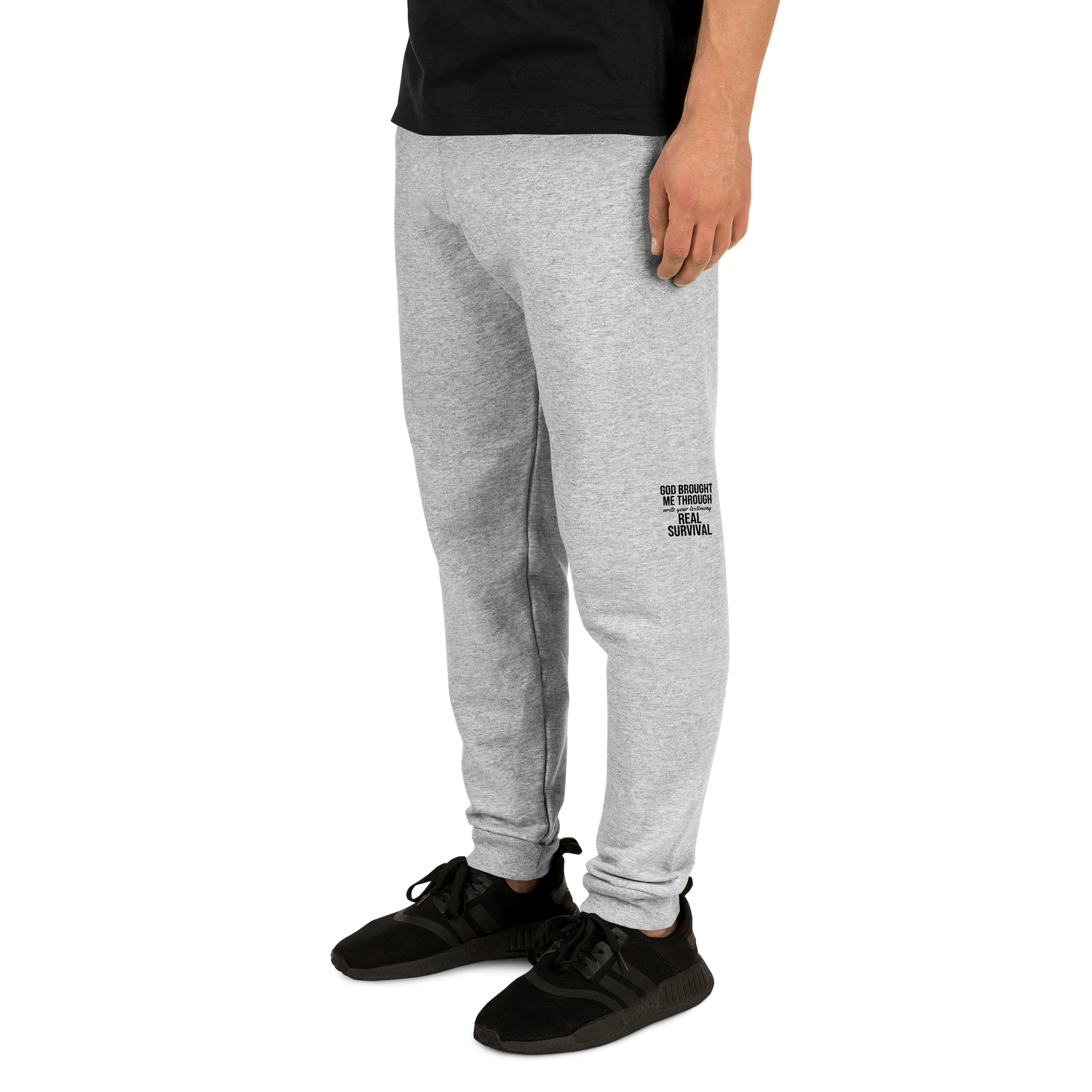 God Brought Me Through “Real Survival” Joggers | GBMT Premium Comfort Sweatpants product image (5)